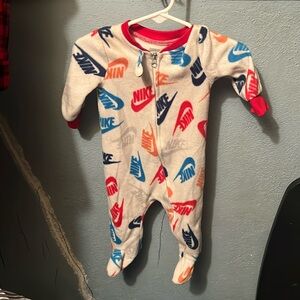 Nike footie pajamas
